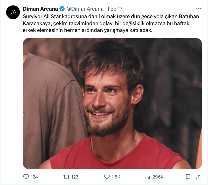 survivor 2024 all star da batuhan karacakaya ne zaman yarismaya dahil olacak 